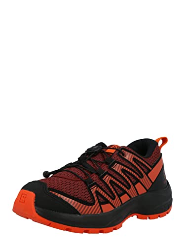 Salomon XA Pro V8 unisex-niños Zapatos de trail running, Rojo (Madder Brown/Black/Red Orange), 34 EU