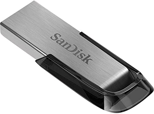 SanDisk Ultra Flair Memoria flash USB 3.0 de 16 GB, con carcasa de metal duradera y elegante y hasta 130 MB/s de velocidad de lectura, Negro
