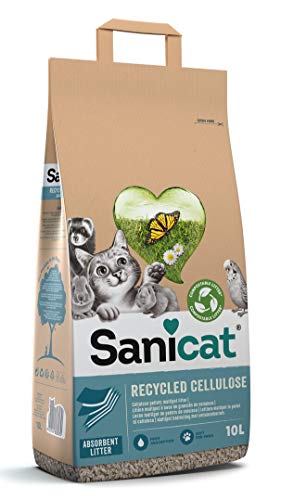 Sanicat Lecho higiénico Clean & Green Celulosa - 10L, marrón