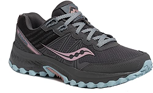 Saucony Excursion TR14 Mujer, carbón (Charcoal/Rose), 38.5 EU