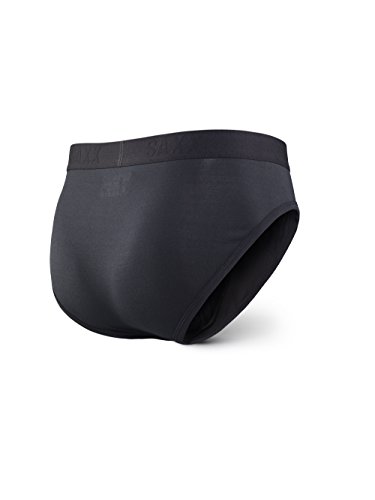 SAXX Underwear Co. Calzoncillos Calzoncillos Ultra Underwear para el Soporte Builtin Ballpark Pouch Grande Negro