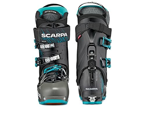 SCARPA Maestrale XT Alpine Touring Botas de esquí para esquí de travesía y descenso - Antracita/Azure - 28.5
