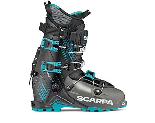SCARPA Maestrale XT Alpine Touring Botas de esquí para esquí de travesía y descenso - Antracita/Azure - 28.5