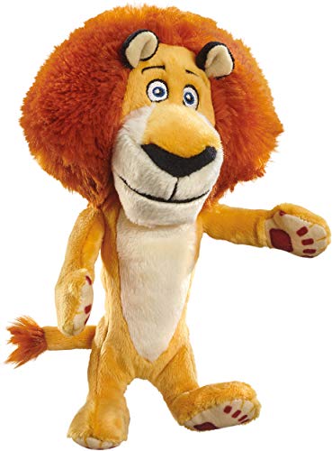 Schmidt Spiele DreamWorks 42707 Madagascar Alex - Peluche de león pequeño, 18 cm, Multicolor