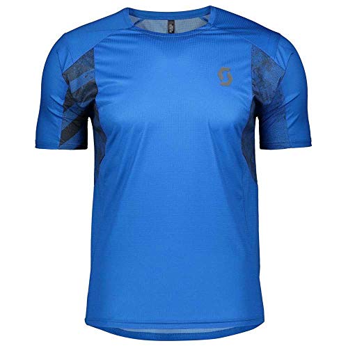 Scott M Trail RUN S/SL Camiseta, azul oscuro/azul oscuro, large