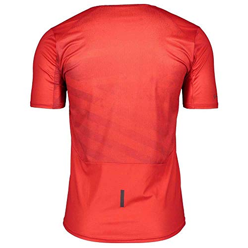 Scott M Trail RUN S/SL Camiseta, rojo y negro, large