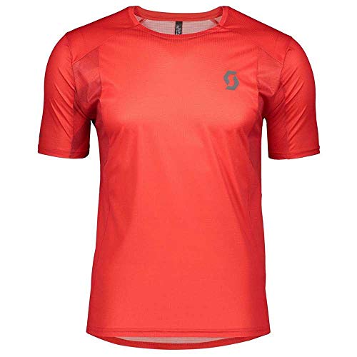 Scott M Trail RUN S/SL Camiseta, rojo y negro, large