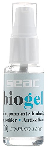 SEAC Biogel Antifog 30ml, Spray antivaho para máscaras y gafas de natación