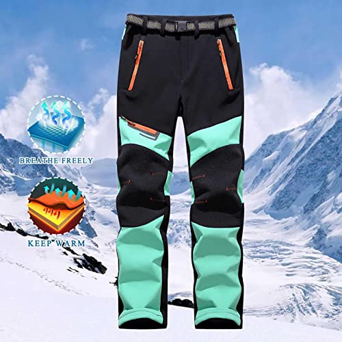 Señoras Pantalones de Esquí Mono el Esquiar Mujere Pantalón de Babero Bib Pant Colors Pants Traje de Nieve Pantalon de Trabajo Ocio de Esquiar Impermeables y Petos Deportes de Invierno Aire Libre