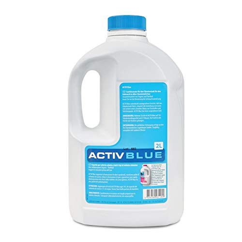 Set Thetford Activ Blue & Aktiv Rinse WC aditivo de 2 litros cada uno, opcional con papel higiénico (Blue + Rinse + Aqua Soft)