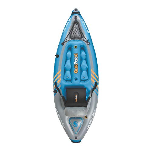 SEVYLOR 2000014137 Quikpak K1 Kayak para una Persona, Unisex Adulto, Azul, 8'7" x 3'