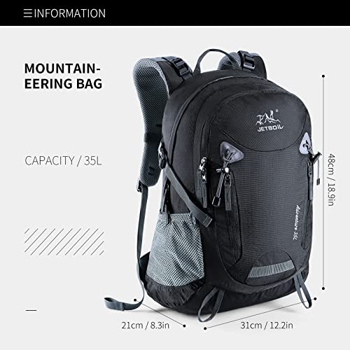 SKYSPER Mochila de senderismo 35 litros Impermeable para Montaña Macuto de Trekking hombre mujer Morral Escalada de Camping Acampada Excursiones