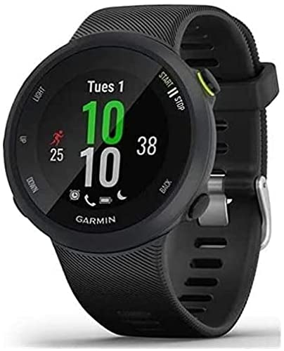 Smartwatch Forerunner 45 L/G - Reloj Multisport con GPS, Tecnología con Pulsómetro Integrado, Black