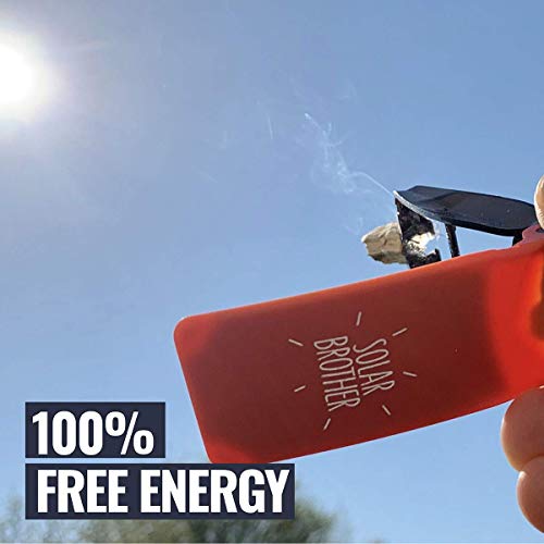 SOLAR BROTHER Encendedor solar Suncase – Funda bienergía única: encendido solar instantáneo o encendido con gas tradicional – Impermeable y Windproof – Innovación francesa patentada – (verde)