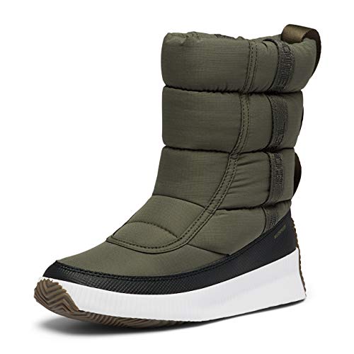 Sorel out N About Puffy Mid, Botas para Nieve Mujer, Verde (Alpine Tundra), 38 EU