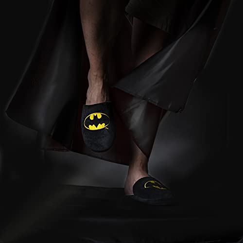 soxo Zapatillas de Casa de Pelo Batman para Hombre, 45-46EU