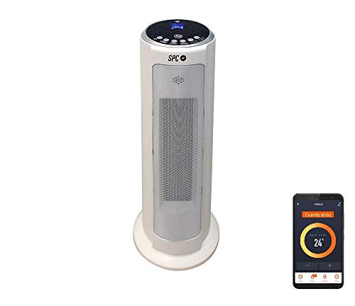 SPC Calidum - Calefactor Inteligente WiFi, Smart Home compatible con Amazon Alexa, Google Home