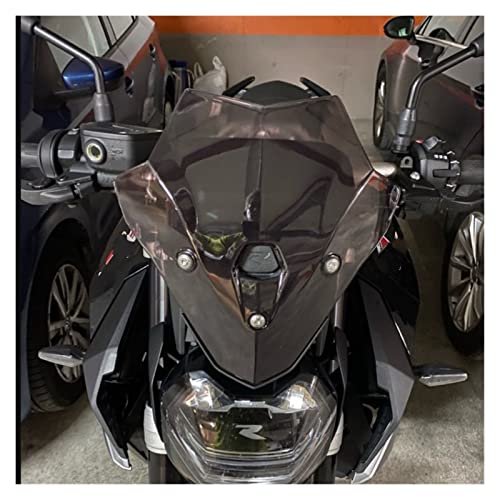 Speeding Parabrisas de Motocicleta, Parabrisas De Fibra De Carbono para Motocicleta para K- awasaki Z1000 2014 2015 2016 Deflectores De Viento De Pantalla De Parabrisas (Color : A-Up)