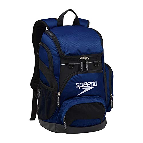 Speedo Teamster Backpack Swim Gear Back Pack- 35L Liters - Insignia Navy/Black
