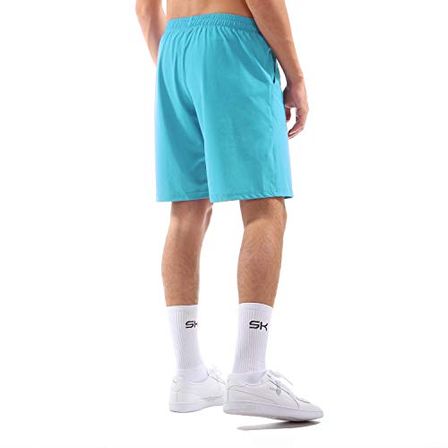 Sportkind - Pantalones cortos largos de tenis para hombre y niño, todo el año, color Türkis - neu, tamaño 110