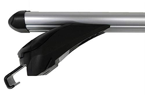 Summit SUP-957 - Baca integrada para Coches, con rieles corredizos (Aluminio, 2 Unidades)