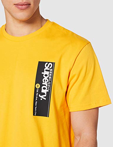 Superdry Cl Transit tee Camiseta, Vara De Oro, XXL para Hombre