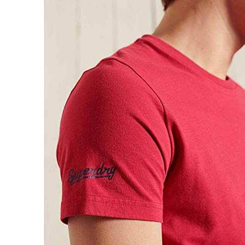 Superdry M1010844a AAC Graphic tee 180, Chilli Pepper (Use, L para Hombre
