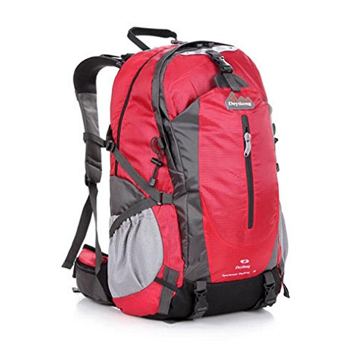 SZH&BEIB Impermeable al aire libre bolso que sube mochila de senderismo Camping deportivo multifuncional 50L , G