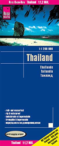 Tailandia, mapa de carreteras impermeable. Escala 1:1.200.000. Reise Know-How.: reiß- und wasserfest (world mapping project)
