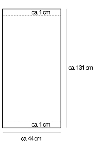 Tapicería de Recambio 131x44 cm para Tumbona de Madera, 100% poliéster, Plegable, Beige Crudo [119]