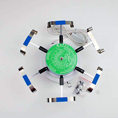 Tashido Automic-Test Cyclotest - Comprobador para relojes de 220 V - Enrollador para seis relojes simultáneamente con enchufe europeo.