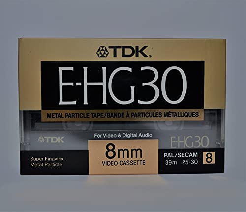 TDK E-HG30 P5 8mm Video Cassette