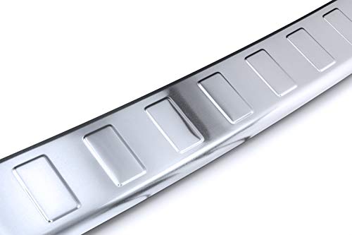 teileplus24 AL121 Protección del Borde de Carga de Aluminio para VW T5 Multivan 2003-2015, Color:Plata
