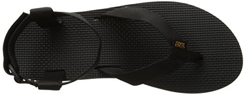 Teva - Original Sandal, Sandalias planas para Mujer, color Negro (Black- Blkblack- Blk), talla 36