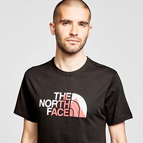The North Face - Camiseta para Hombre Graphic 1 - Camiseta Estándar - Cuello Redondo - Black, L