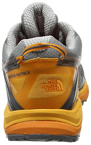 The North Face Hedgehog Fastpack Lite II GTX, Botas de Senderismo para Hombre, Varios Colores (Griffin Greyzinnia Orange), 45 EU