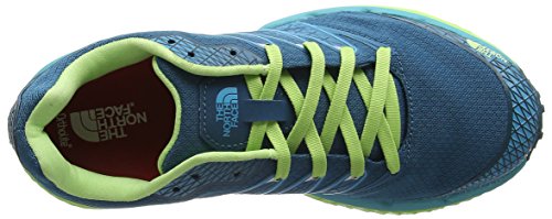 The North Face W Litewave TR, Zapatillas de Running Mujer, Azul (Blue Coral/Budding Green), 36 1/2