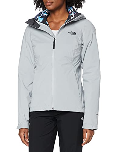 The North Face W Tri Jkt Chaqueta Thermoball Triclimate, Mujer, TNF Light Grey Heather, S