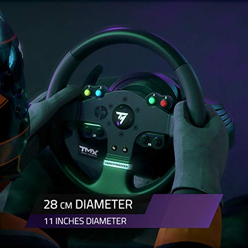 Thrustmaster Volante de carreras ergonómico TMX con tablero de pedales de 2 pedales - Metal para Xbox One, Series X|S y Windows 10/8/7/Vista