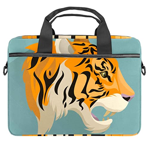 Tiger - Funda para portátil de 13.4 pulgadas y 14.5 pulgadas, maletín para portátil de negocios para hombres y mujeres