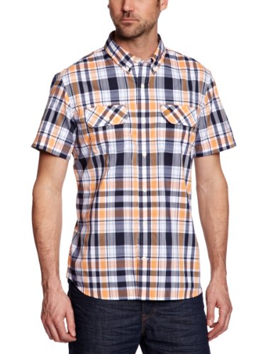 Timberland -Camisa Casual Hombre, Grün - Muskmelon L