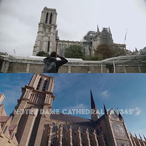 Time Traveler - Gafas de Realidad Virtual Móvil Plegables Viaja al Pasado con la App Visita Notre Dame Louvre y Torre Eiffel Antiguos Panorámicas 360° VR Animadas (Paris Edition 2)