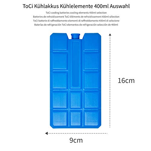 ToCi – Acumulador de frío para neveras portátiles, 400 ml