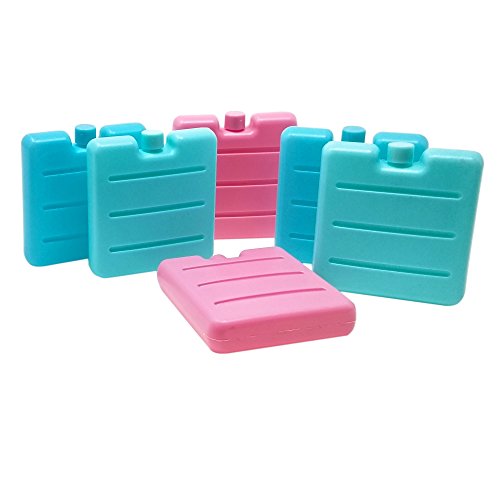 ToCi – pequeños acumuladores de frío en azul, rosa y verde | Mini acumuladores para nevera portátil | acumuladores de frio para fiambreras, 6