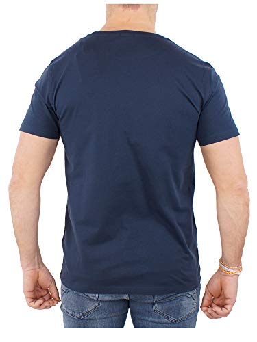 Tommy Hilfiger Cotton cn tee SS Icon Camiseta, Navy Blazer-PT 416, M para Hombre