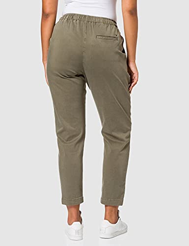 Tommy Hilfiger TH Soft Pull On Tapered Pant, Pantalones para Mujer, Verde (Rocky Mountain), 40