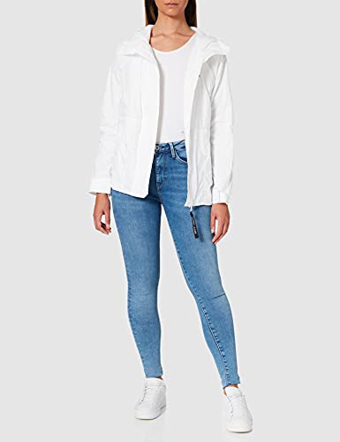 Tommy Jeans Tjw Solid-Cortavientos, White, L para Mujer