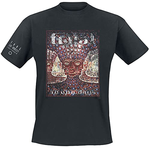 Tool 10,000 Days Hombre Camiseta Negro L, 100% algodón, Regular