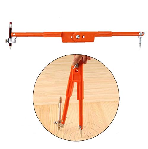 Tratamiento de la madera Brújula Compás de dibujo de carpintero con el ala del lápiz del lápiz por la geometría de dibujo de Redacción de Orange firma de hardware para la industria