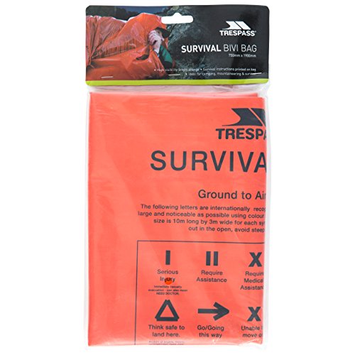 Trespass Radiator Survival Bivi Bolsa, Unisex, Naranja (Ora), Talla Única